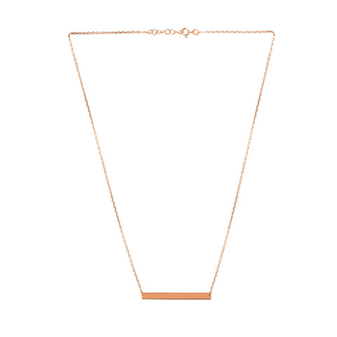 Mysha Personalized Bar of Strength Pendant