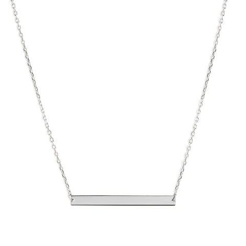 Mysha Personalized Bar of Strength Pendant