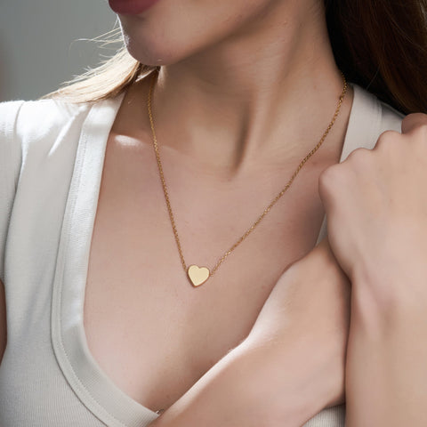 Mysha Personalized Eternal Initial Heart Pendant & Bracelet Set