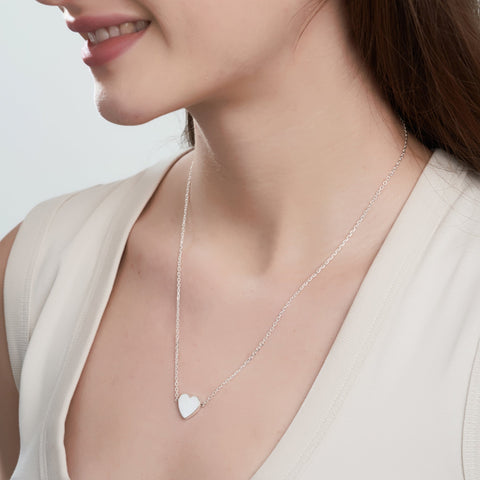 Mysha Personalized Eternal Initial Heart Pendant & Bracelet Set