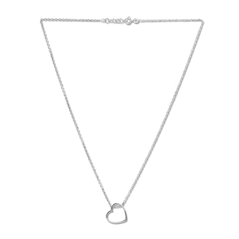 Mysha Personalized Open Heart Pendant