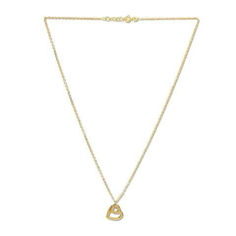 Mysha Love in Bloom Dual Heart Ring Pendant