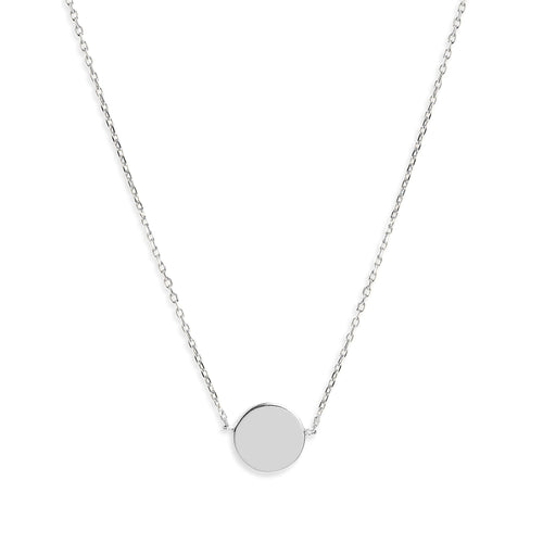 Mysha Initial Unity Circle Pendant - Single