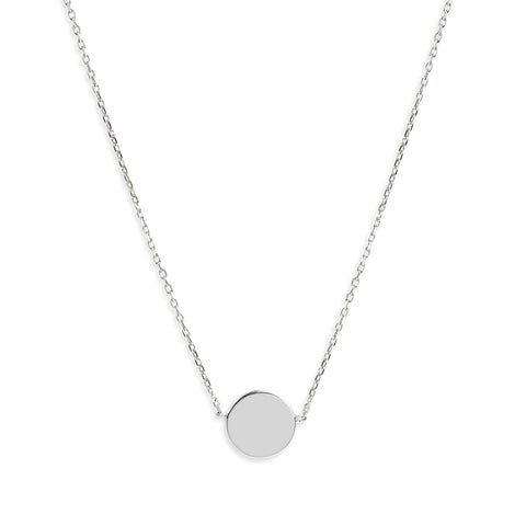 Mysha Initial Unity Circle Pendant - Single