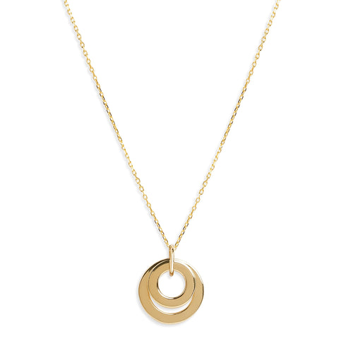 Mysha Personalized Dual Eternal Ring of Love Pendant