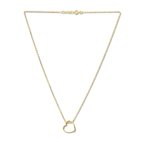 Mysha Personalized Open Heart Pendant