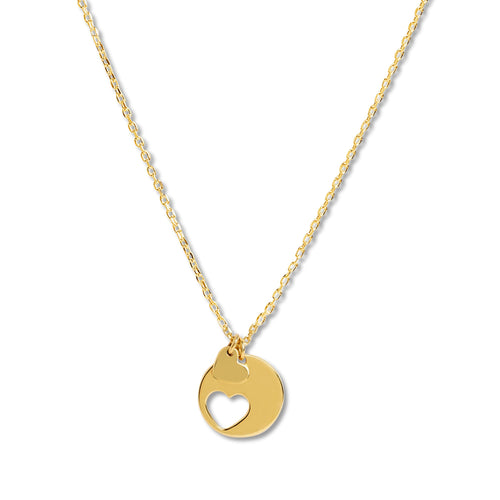 Mysha Personalized Couples' Heart Puzzle Pendant