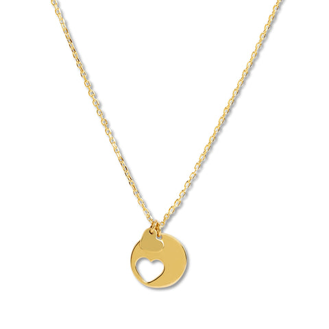 Mysha Personalized Couples' Heart Puzzle Pendant