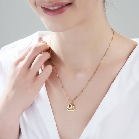 Mysha Love in Bloom Dual Heart Ring Pendant