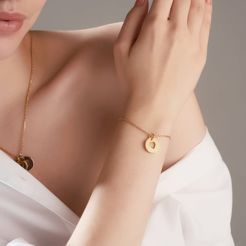 Mysha Personalized Captured Love Bracelet