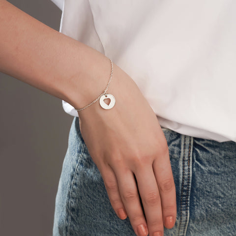 Mysha Personalized Captured Love Bracelet