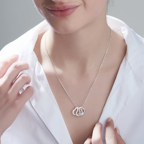 Mysha Love in Bloom Triple Heart Ring Pendant