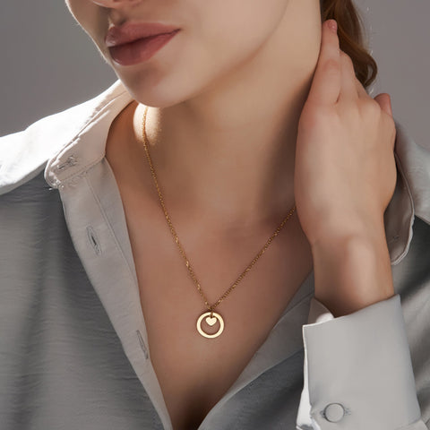Mysha Personalized Center of Life Pendant