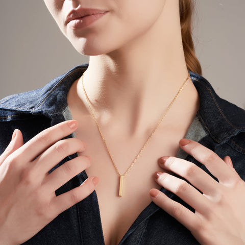 Mysha Personalized Pillar of Love Pendant