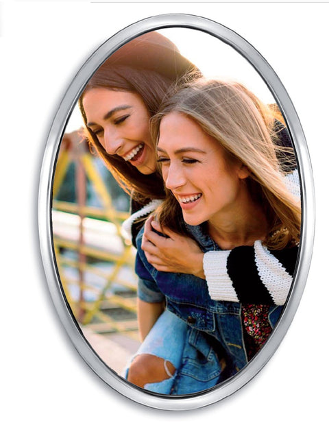 Cunill 'Mayfair Oval' 5x7 Non-Tarnish Sterling Silver Picture Frame