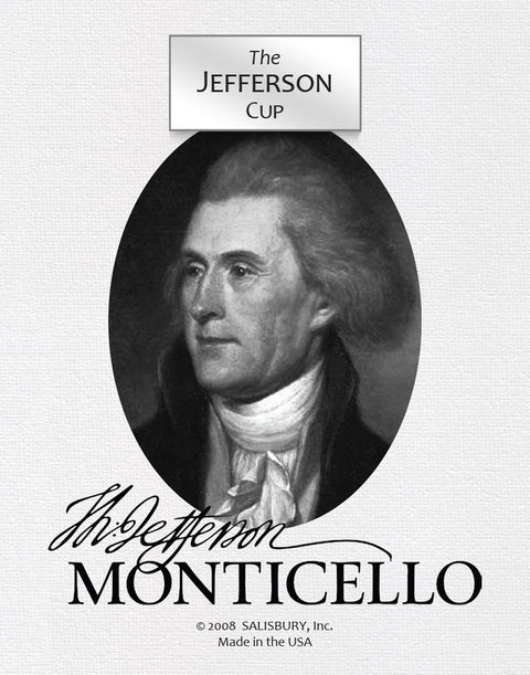 Salisbury Monticello Jefferson Cup, 7oz.