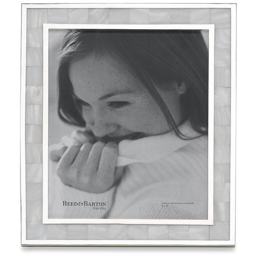 Reed and Barton Mother of Pearl Photo Frame in 8" x 10"
