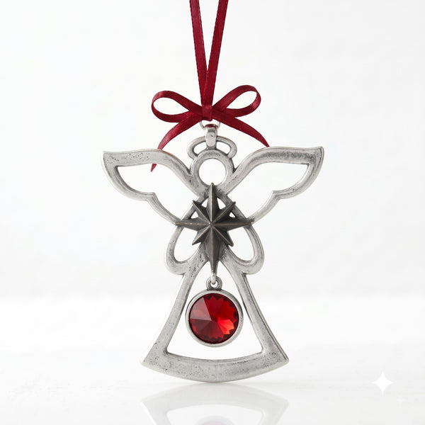 Birthstone Angel Ornament January / garnet