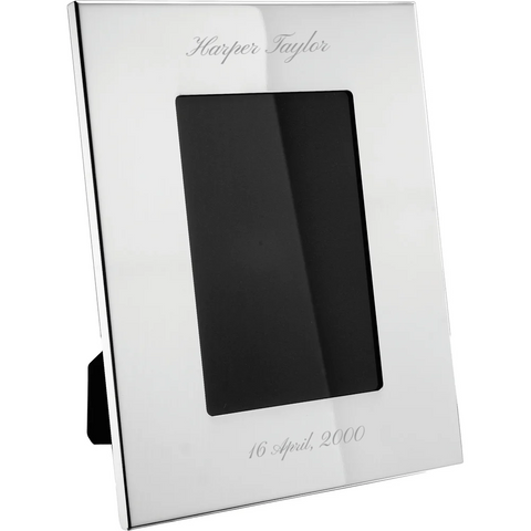 Salisbury Wide Border Pewter Picture Frames 4x6