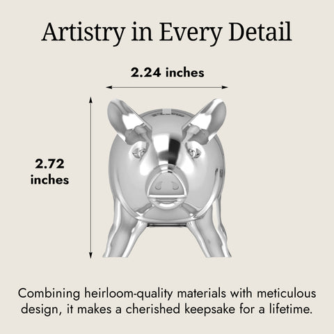 Krysaliis Silver-plate Piggy Baby Bank