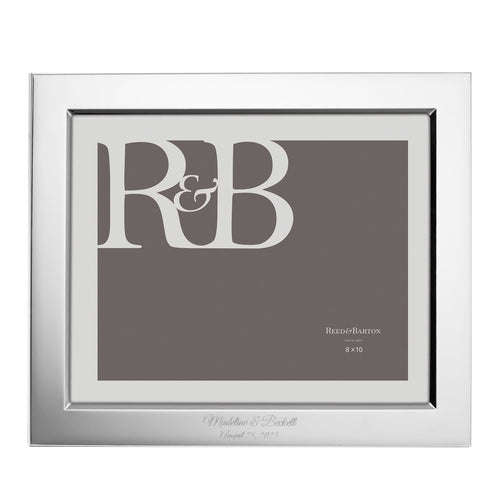 Reed and Barton Personalized Classic Silverplate Frame in 8" x 10"