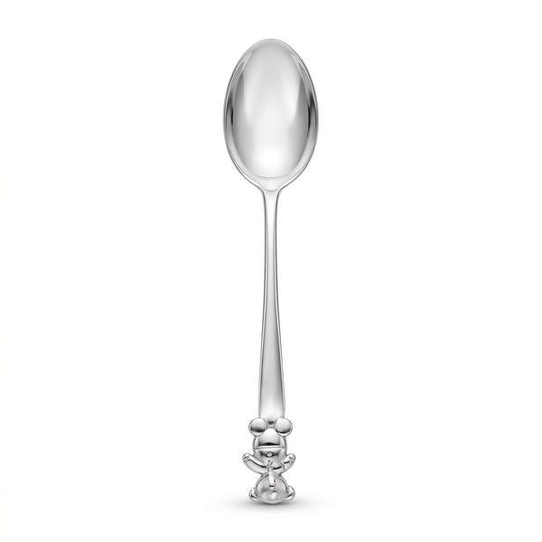 Krysaliis Teddy Sterling Silver Baby Spoon for Newborns