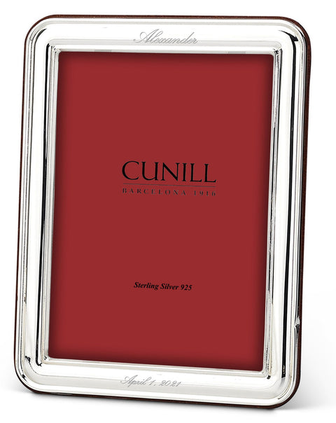 Cunill 'Addison Plain' 8 x 10 Non-Tarnish Sterling Silver Picture Frame