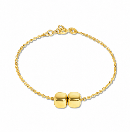 Mysha Personalized Double Cubed Bracelet
