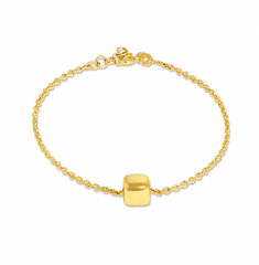 Mysha Personalized Single Cubed Bracelet