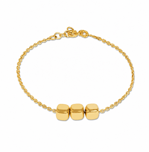 Mysha Personalized Triple Cubed Bracelet