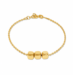 Mysha Personalized Triple Cubed Bracelet