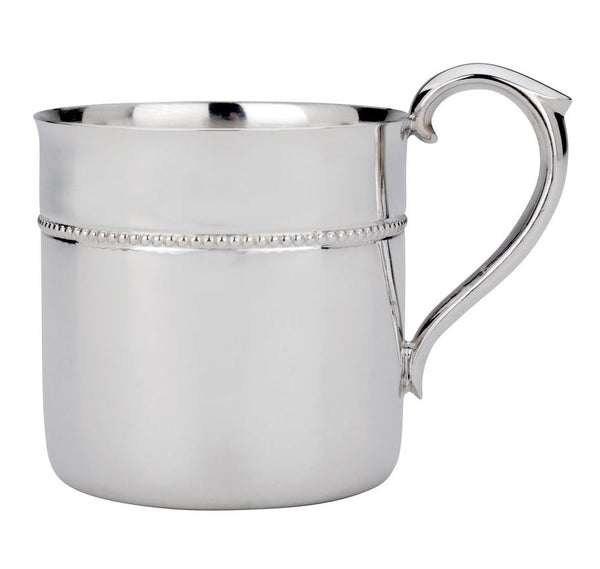 Reed and Barton Royal Bead Silverplate Baby Cup