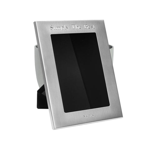 Salisbury Pewter Wide Border Frame 5×7″ – Satin Finish