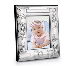 Krysaliis Silver-Plated Birth Photo Frame