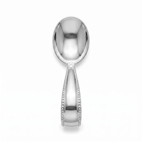 Krysaliis Silver Plate Beaded 3 Piece Baby Gift Set