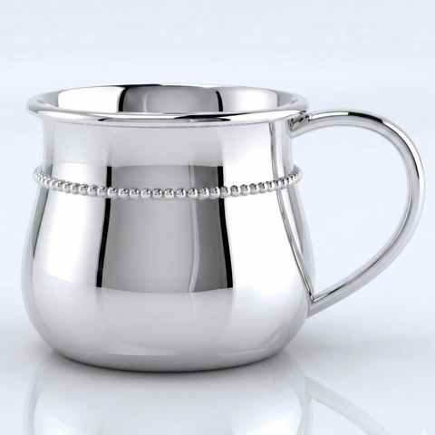 Krysaliis Beaded Bulge Cup in High Micron Sterling Silver Layer