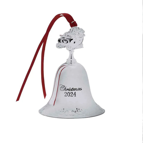 Wallace 2024 Silver-plate Grande Baroque Bell Ornament - 30th Edition