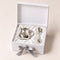 Krysaliis Bulge Cup & Curved Spoon Set in High Micron Sterling Silver Layer