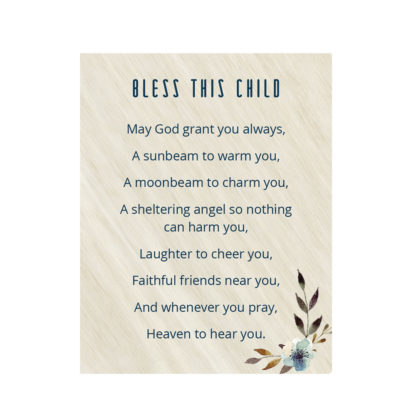 Angel Blessing Ornament – Bless this Child