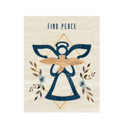 Angel Blessing Ornament – find peace