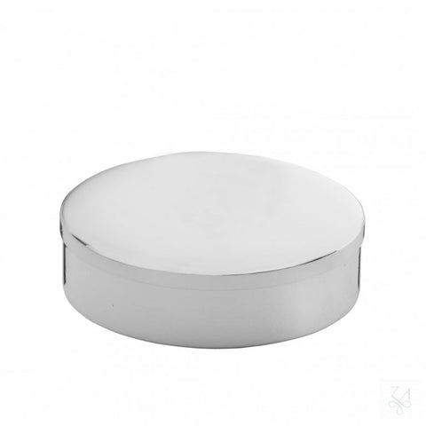 Krysaliis Sterling Silver Round Keepsake Box