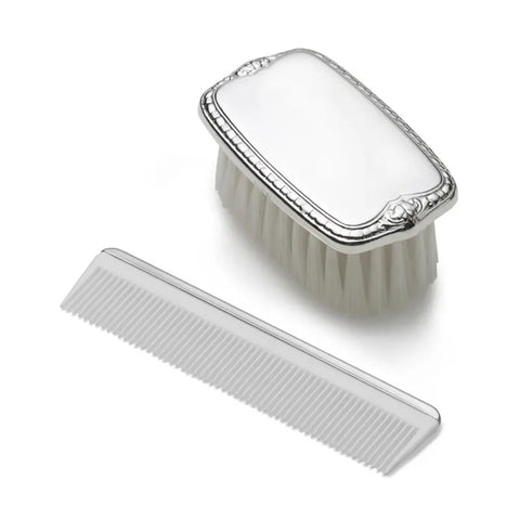 Empire Sterling Boys Plain Brush & Comb