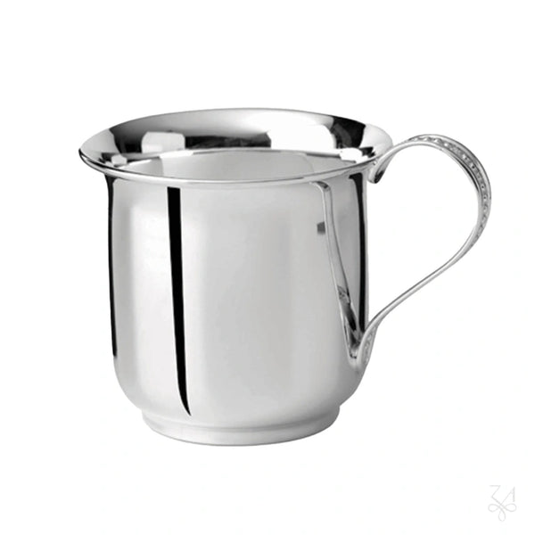 Krysaliis Sterling Silver Baby Cup Beaded Design for Newborn
