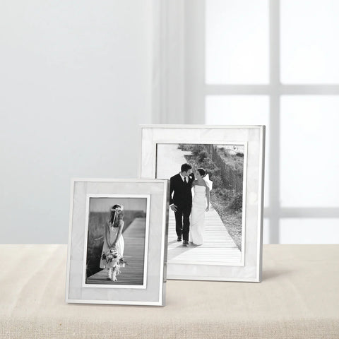 Reed and Barton Mother of Pearl 5" x 7" Photo Frame