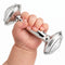 Krysaliis Sterling Silver Pearl Dumbbell Rattle