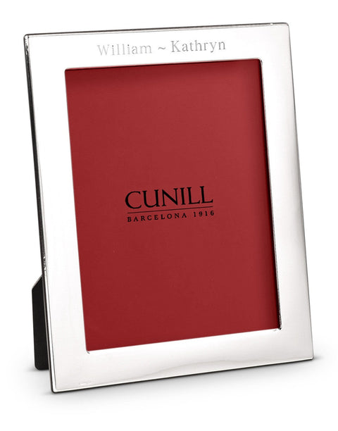 Cunill Tiffany Plain Sterling 8 X 10 Non Tarnish Frame
