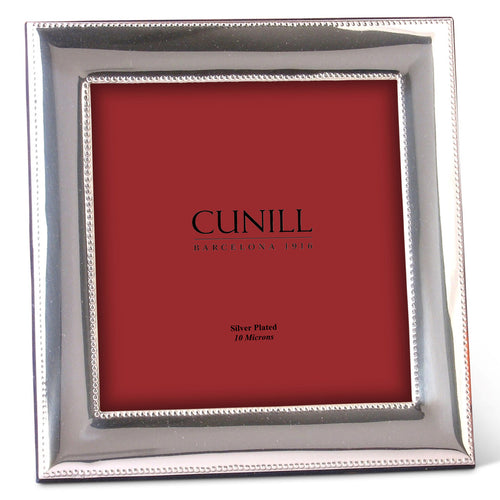 Cunill Beaded Silver Plated 5x5 Frame in 5" x 5"