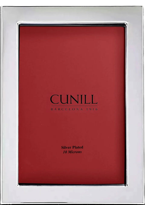 Cunill Tiffany Plain Silver Plated 8x10 Frame