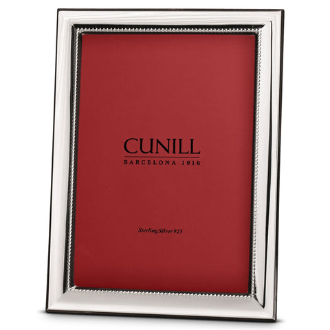 Cunill Isabella Bead Sterling 4x6 Frame