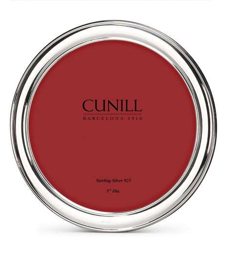 Cunill Plain 2.5" Round Ornament Frame (2 backs incl)